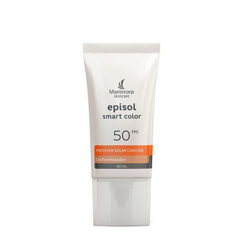 Protetor Solar Facial com Cor Uniformizador Mantecorp Episol Smart Color FPS 50 40ml 40 ml Protetor Solar Facial com Cor Uniformizador Mantecorp Episol Smart Color FPS 50 40ml 40 ml