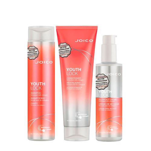 Kit Youth Joico - Shampoo 300ml + Condicionador 250 Ml+ Leave-In 177ml Kit
