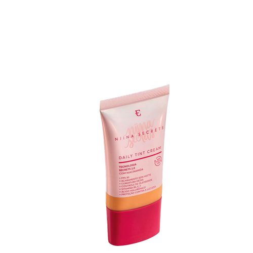 Base Líquida Eudora Niina Secrets Daily Tint Cream Matte 35 25ml 35