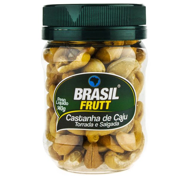 Castanha de Cajú Brasil Fruit Torrada e Salgada 140g