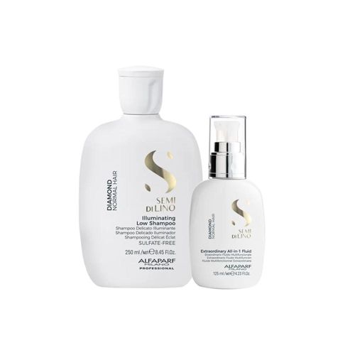 Kit Alfaparf Semi Di Lino Diamond Illuminating Shampoo 250 ml + Leave-in Kit Alfaparf Semi Di Lino Diamond Shampoo Leave-in