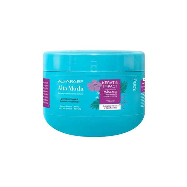 Máscara Alfaparf Alta Moda Keratin Impact Fortalecedora 300 ml Máscara Alfaparf Alta Moda Keratin Impact Fortalecedor 300ml