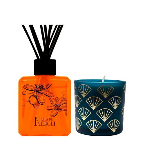 Kit Difusor Phebo Águas Neroli 250ml + Vela Granado Bossa 180g Kit