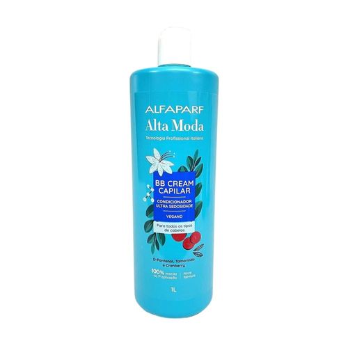 Condicionador Alfaparf Alta Moda BB Cream Multibenefícios Reparação Brilho 1 Litro Condicionador Alfaparf Alta Moda BB Cream Multibenefícios 1L