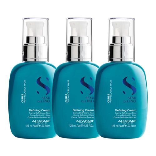 Kit Alfaparf Semi di Lino Curls 3 Ativadores de Cachos para Cabelo Cacheado 125 ml Kit Alfaparf Semi di Lino Curls 3 Ativadores de Cachos 125ml