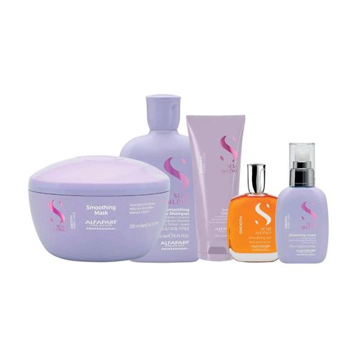 Kit Alfaparf Semi Di Lino Smoothing Rebel Hair Completo Pequeno Kit Alfaparf Semi Di Lino Smoothing Rebel Completo Pequeno