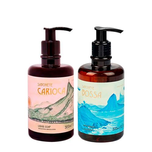 Kit Sabonete Líquido Corporal Granado Vintage Bossa 300ml - 2 Unidades Kit