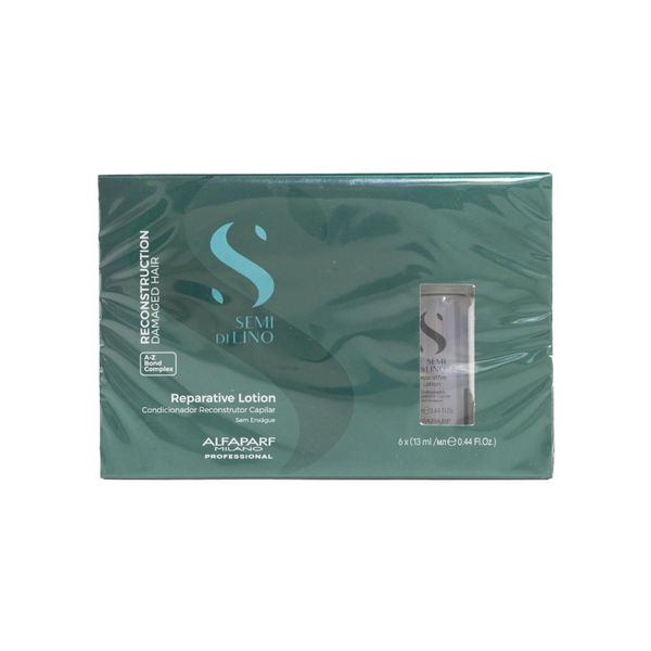 Ampola Alfaparf Semi di Lino Reconstrução Capilar Reparative Lotion 6 x 13 ml Ampola Alfaparf Semi di Lino Reparative Lotion 6 x 13 ml