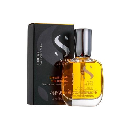 Oleo Alfaparf Semi Di Lino Cristalli Liquidi Oleo Reparador de Pontas 30 ml Oleo Alfaparf Semi Di Lino Cristali Reparador de Pontas 30ml