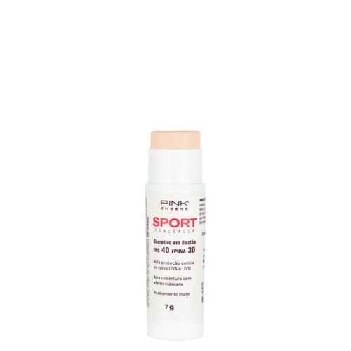 Corretivo em Bastão Pink Cheeks Sport Concealer Fps 40 Fpuva 30 C10 7g C10