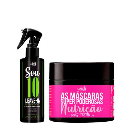Kit Widi Care Super Poderosas Máscara 300g + Leave-In Sou 10 200ml Kit