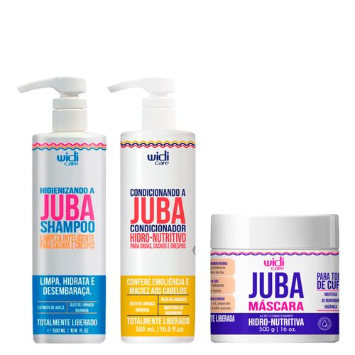 Kit Widi Care Hidro Nutritivo Shampoo 500ml + Condicionador 500ml + Máscara 500ml Kit