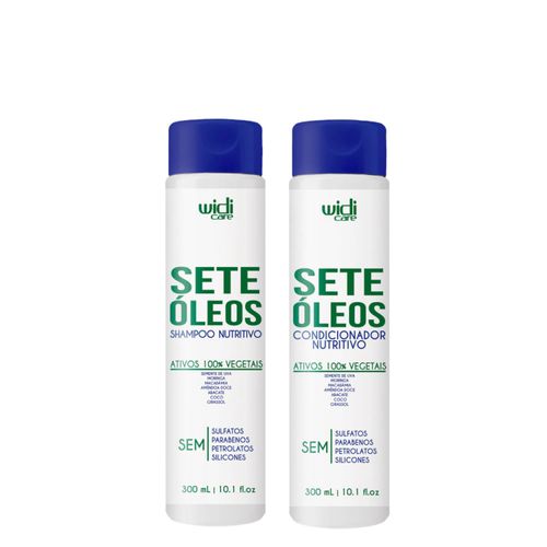 Kit Widi Care Sete Óleos Shampoo 300ml + Condicionador 300ml Kit Kit Widi Care Sete Óleos Shampoo 300ml + Condicionador 300ml Kit
