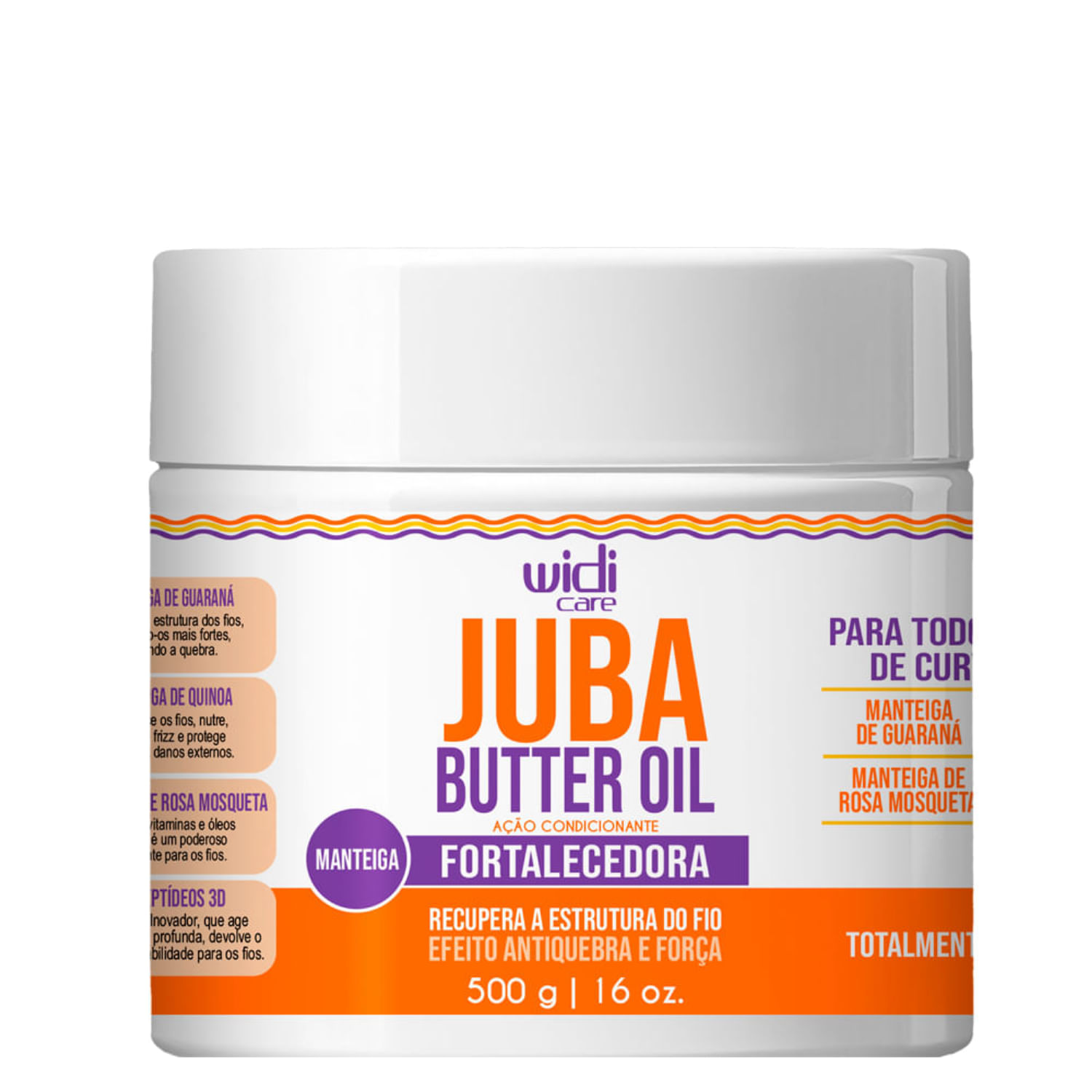 Máscara Widi Care Juba Butter Oil Fortalecedora 500g
