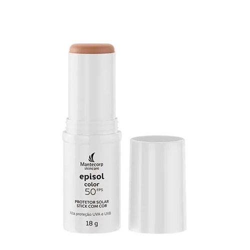 Protetor Solar Facial Mantecorp Episol Stick Claro FPS 50 18g Claro