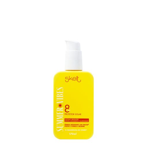 Protetor Solar Bronzeador Corporal Skelt Summer Vibes Fps 8 170ml 170ml
