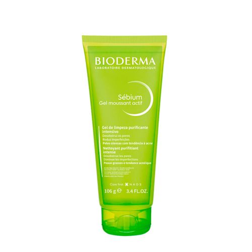 Gel de Limpeza Facial Bioderma Sébium Gel Moussant Actif 100ml 100ml