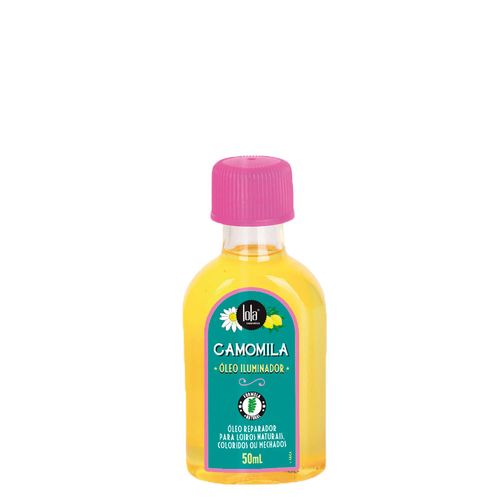 Óleo Capilar Iluminador Lola Cosmetics Camomila 50ml Lola Cosmetics Camomila Óleo Capilar Iluminador 50ml