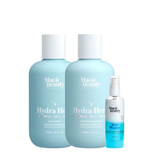Kit Magic Beauty Hydra Hero - Shampoo 250ml + Condicionador 250ml + Leave-In 120ml Kit