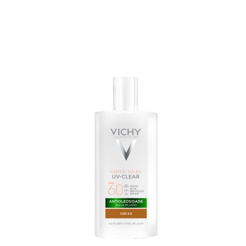 Protetor Solar Facial Vichy Antioleosidade FPS 60 Cor 4.0 40g 4.0 Protetor Solar Facial Vichy Antioleosidade FPS 60 Cor 4.0 40g 4.0
