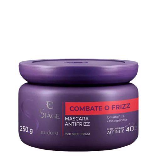 Máscara Antifrizz Eudora Siàge Combate o Frizz 250g 250 g