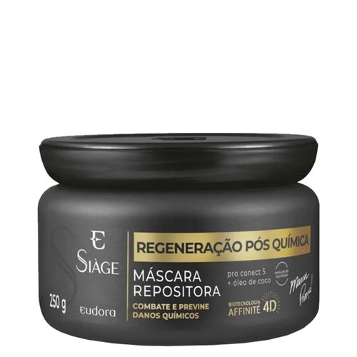 Máscara Repositora Eudora Siàge Regeneração Pós Química 4D 250g 250 g
