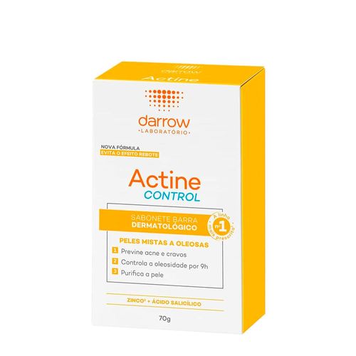 Sabonete em Barra Facial Darrow Actine Control 70g Actine Control Sabonete em Barra Facial Darrow Actine Control 70g Actine Control