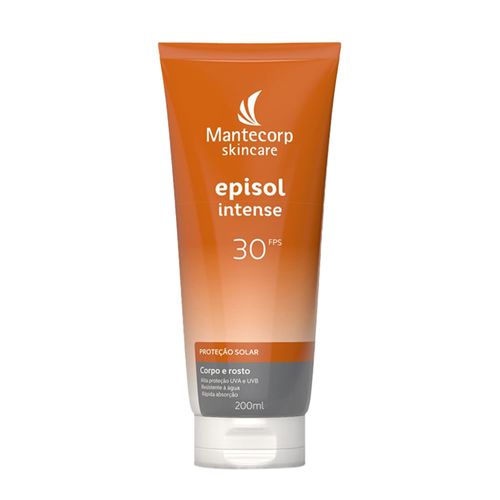 Protetor Solar Facial Natural Mantecorp Episol Intense FPS 30 200ml 200ml