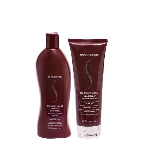 Kit Senscience True Hue Violet - Shampoo- 280ml + Condicionador 240ml Kit Kit Senscience True Hue Violet - Shampoo- 280ml + Condicionador 240ml Kit
