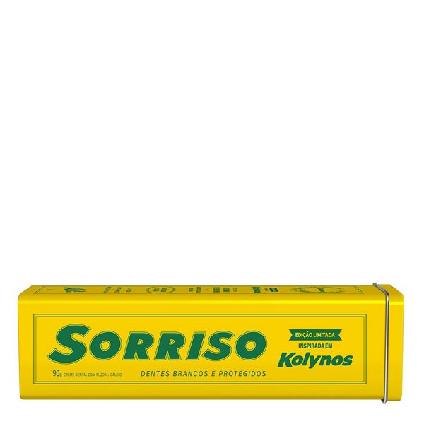 Pasta de Dente Sorriso Kolynos Lata 90g Edição Limitada