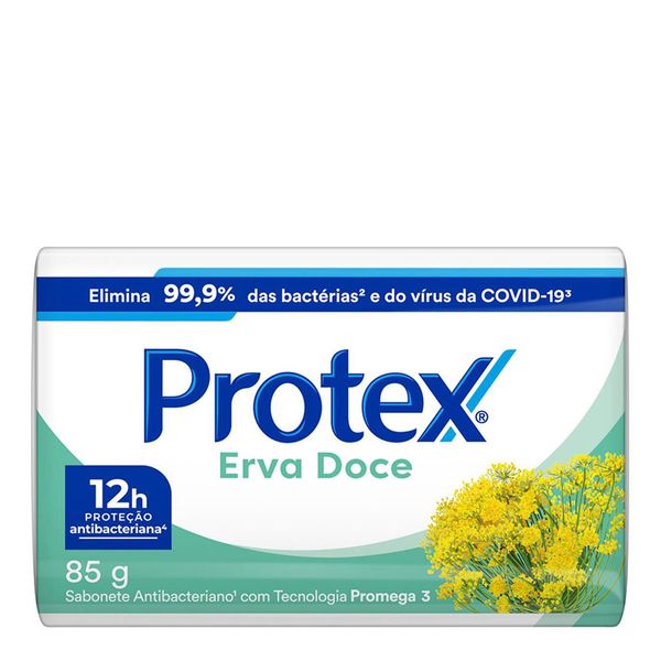 Sabonete em Barra Protex Erva Doce 85g