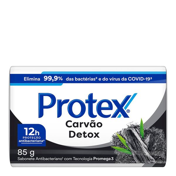 Sabonete em Barra Protex Carvão Detox Antibacteriano 85g