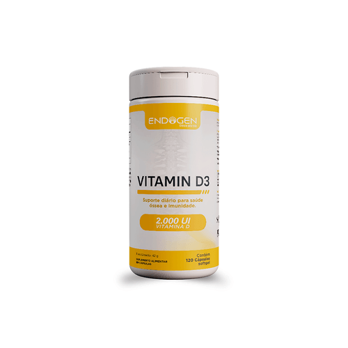 Vitamin D3 Endogen com 120 Cápsulas