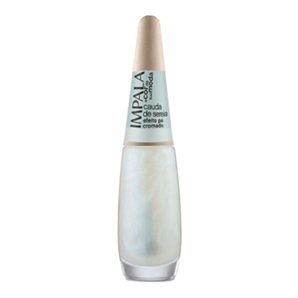 Esmalte Efeito Pó Cromado Impala A Cor Da Moda Cauda De Sereia 7,5ml