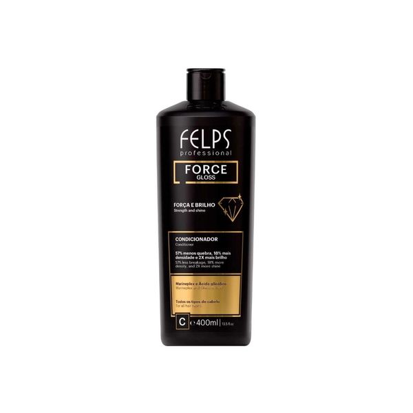 Condicionador Felps Force Gloss Força e Brilho 400 ml