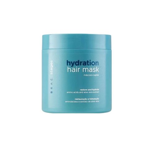Máscara Braé Stages Hydration Máscara de Hidratação Intensiva Cabelos Danificados 500 g Máscara Braé Stages Hydration Máscara de Hidratação 500 g