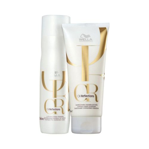 Kit Wella Oil Reflections Shampoo 250 ml + Condicionador 200 ml Kit Wella Oil Reflections Shampoo e Condicionador