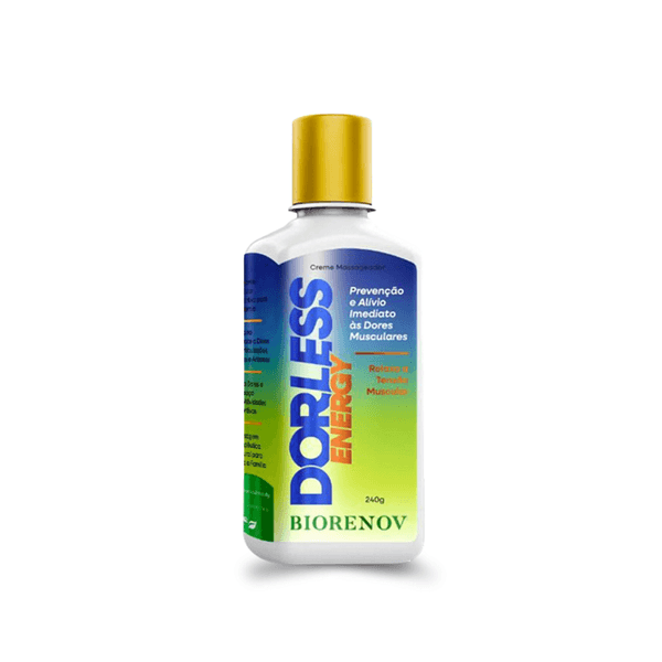 Dorless Energy Creme Corporal Relaxante Pós-Treino 240g