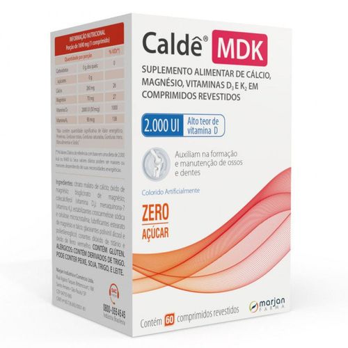 Caldê MDK 2000UI com 90 Comprimidos Revestidos