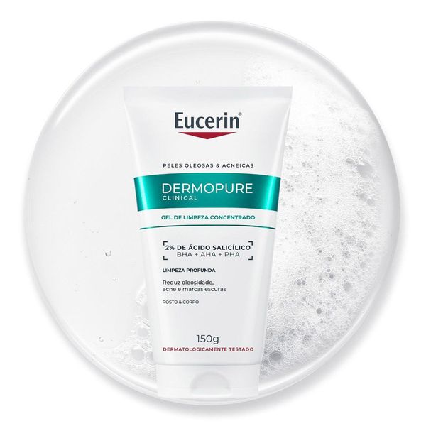 Gel de Limpeza Facial Eucerin Dermopure Clinical Concentrado 150g