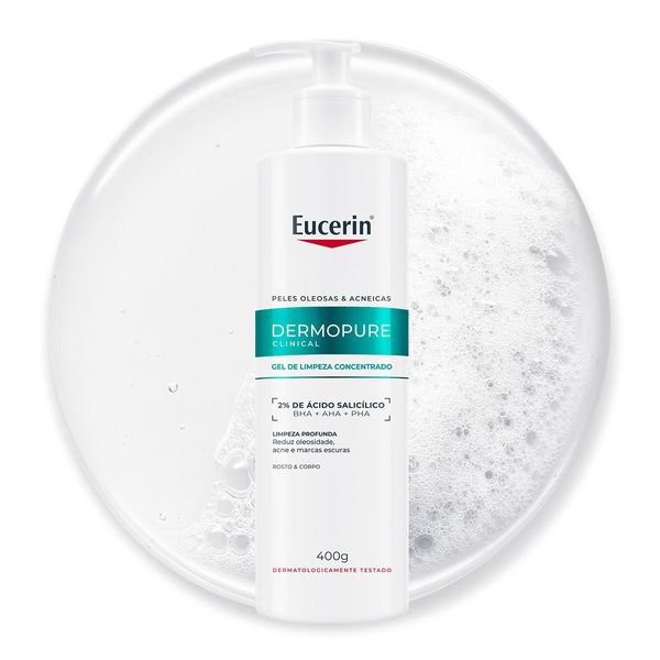 Gel de Limpeza Facial Eucerin Dermopure Clinical Concentrado 400g