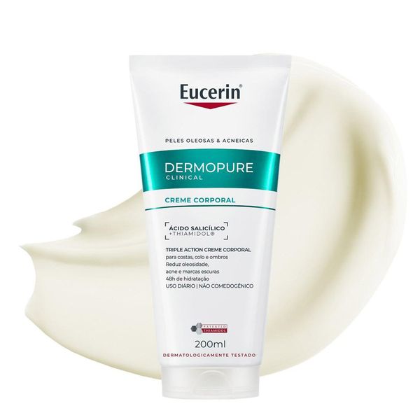 Creme Corporal Eucerin DermoPure Antiacne Efeito Triplo 200ml