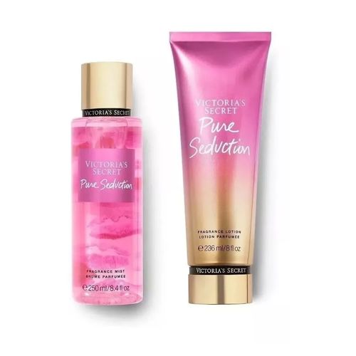 Kit Victoria's Secret Pure Creme Seduction 236ml  | Body Splash 250 ml Kit Victoria's Secret Pure Creme Seduction 236ml + Body Splash 250 ml