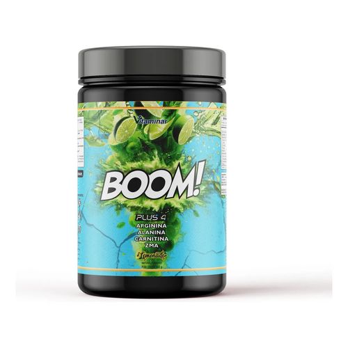 New Boom! Pré Treino Aminoácidos Em Pó Vitaminar Lemonade Limonada