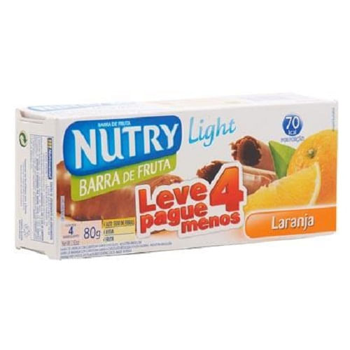 Barra de Frutas Nutry Banana 4 Unidades