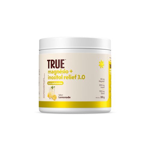 True Magnésio + Inositol Relief 3.0 Sem Melatonina Lemonade 350g True Magnésio Inositol 3.0 Sem Melatonina Lemonade 350G