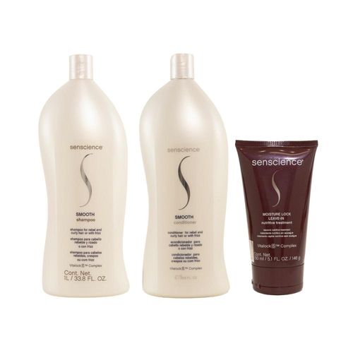 Kit Senscience Smooth Shampoo + Cond +Moisture Lock 150ml Kit Senscience Smooth Shampoo + Cond +Moisture Lock 150ml