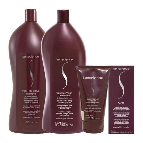 Kit Senscience True Hue Violet Salon Duo + 1 Produto + CPR