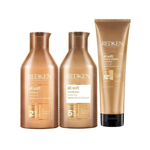 Kit Redken All Soft Shampoo + Condicionador + Máscara