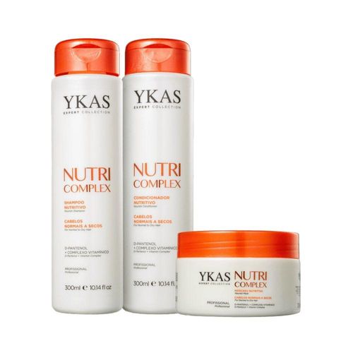 Kit Ykas Nutri Complex Shampoo + Condicionador + Máscara